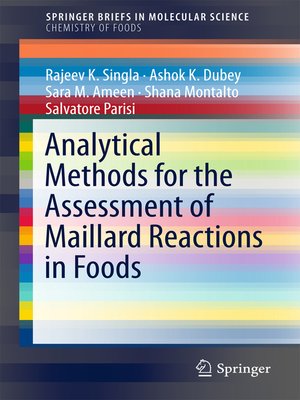 cover image of Analytical Methods for the Assessment of Maillard Reactions in Foods